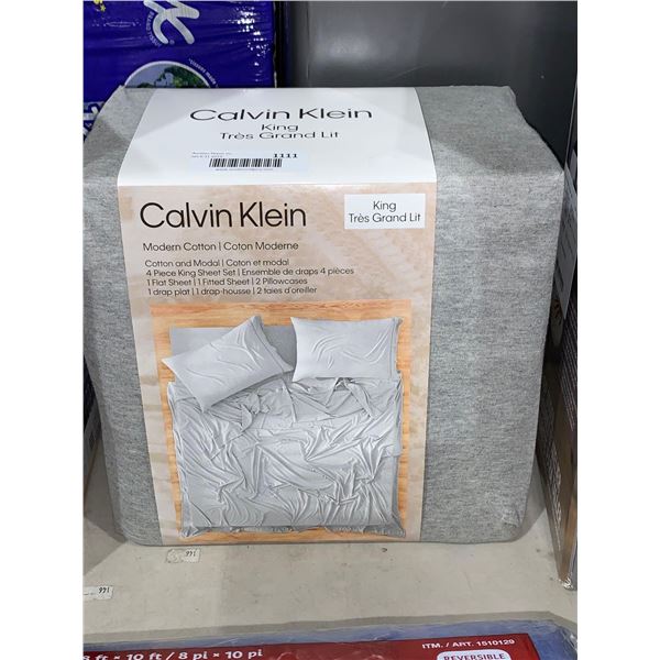 Calvin Klein 4 Piece King Sheet Set
