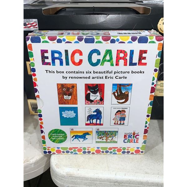 Eric Carle Picture Book Set of 6 with 2 sided poster