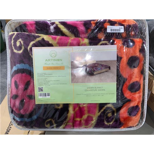 Artinen Queen Size Sherpa Blanket