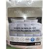 Image 1 : Hotel Grand White Down Duvet King Size all season medium weight
