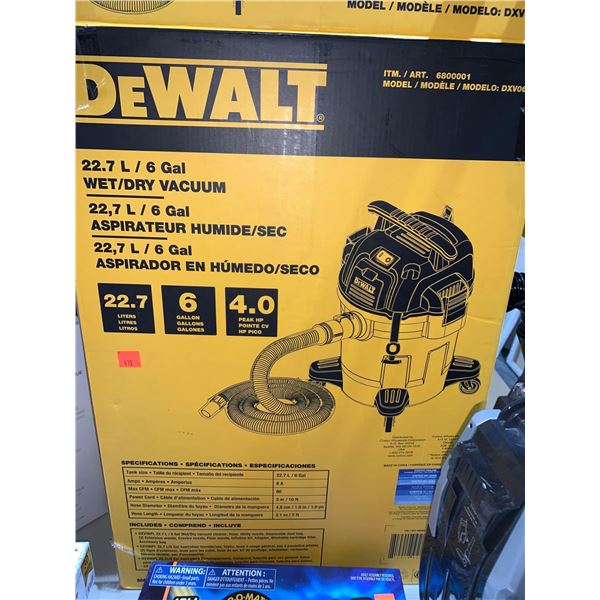 Dewalt 22.7L Wet Dry Vacuum