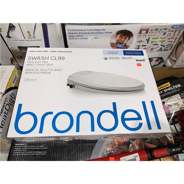 Brondell Wash CL99 Non-Electric Bidet Toilet Seat