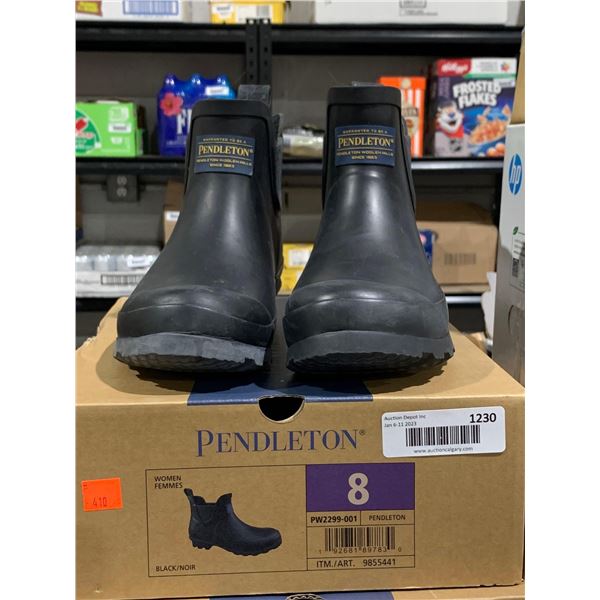 Pendelton Rubber Boots Ladies Size 8