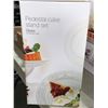 Image 2 : NEW Stokes Pedestal Cake Stand w/ Plates
