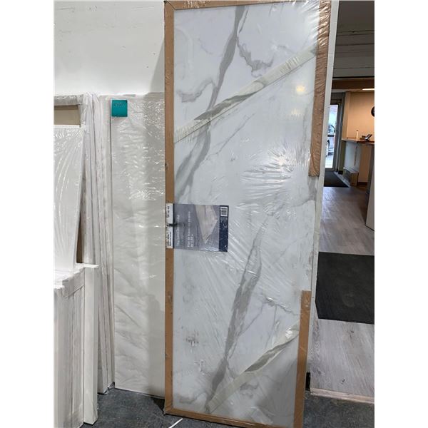 74" Laminated Worktop Carrara Marble 25 5/8"w x 74"l x 1 1/2"h