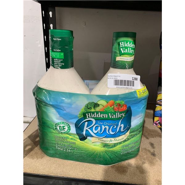 Hidden Valley Ranch Dressing 2 x 1.18L