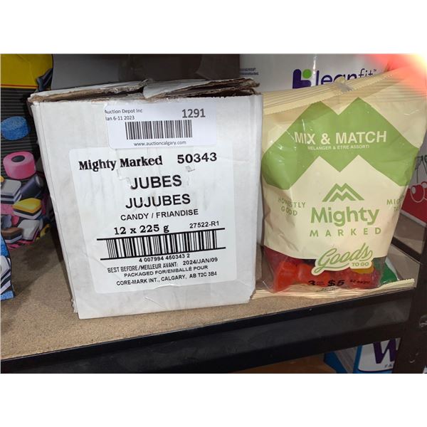 Mighty Marked JuJubes Candy 12x225g