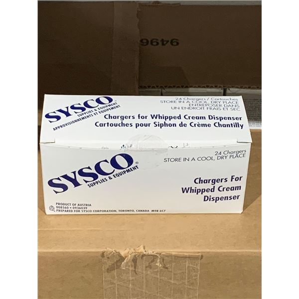 Sysco Chargers for Whipped Cream Dispenser