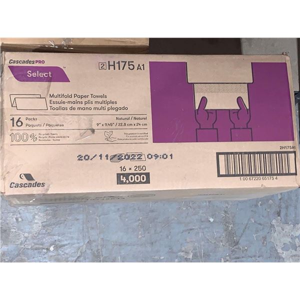 Cascade Pro Select Multifold Paper towels 4000 count