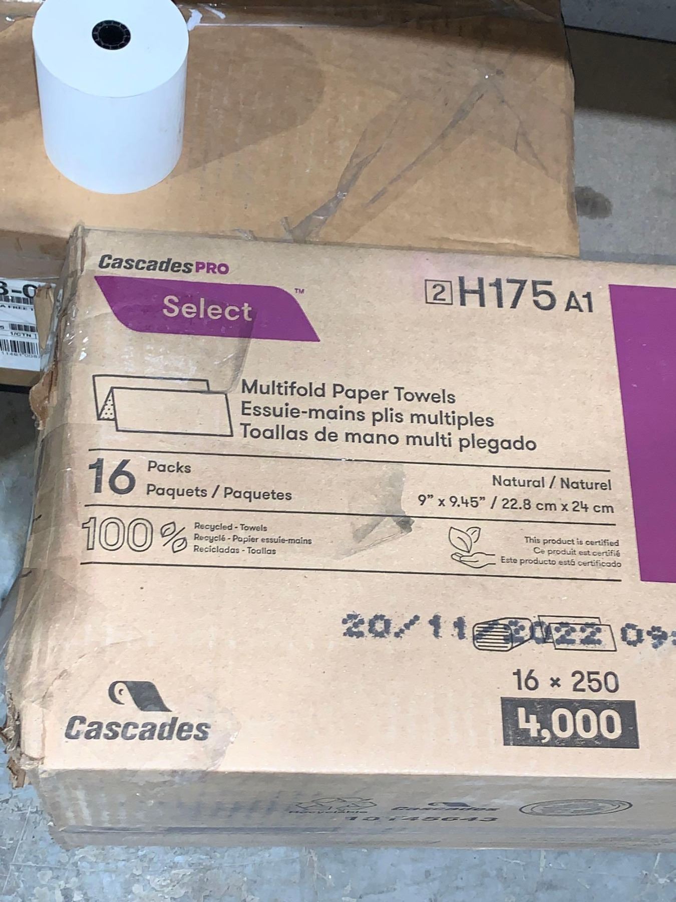 Cascade Proselect Mult Cascade Pro Select Multifold Paper towels 4000 count