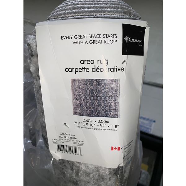 Area Rug 7'11" x 9'10" Aydon Beige