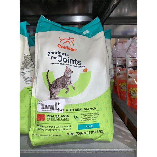 Canidae Goodness for Joints Adult Cat Food Salmon 2.3kg x 6 bags