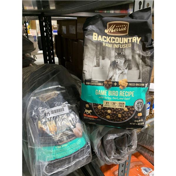 Merrick BackCountry Raw Infused Game Bird Recipe Adult 1.8kg x 5 bags