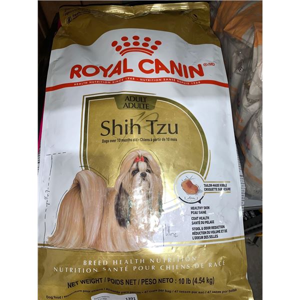 Royal Canin Shih Tzu dogs over 10months 10lb bag