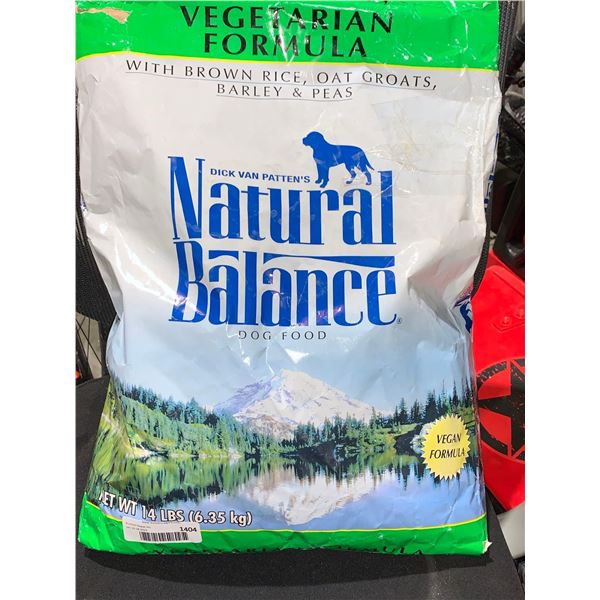 Natural Balance Vegetarian Formula Dog Food 14lb bag