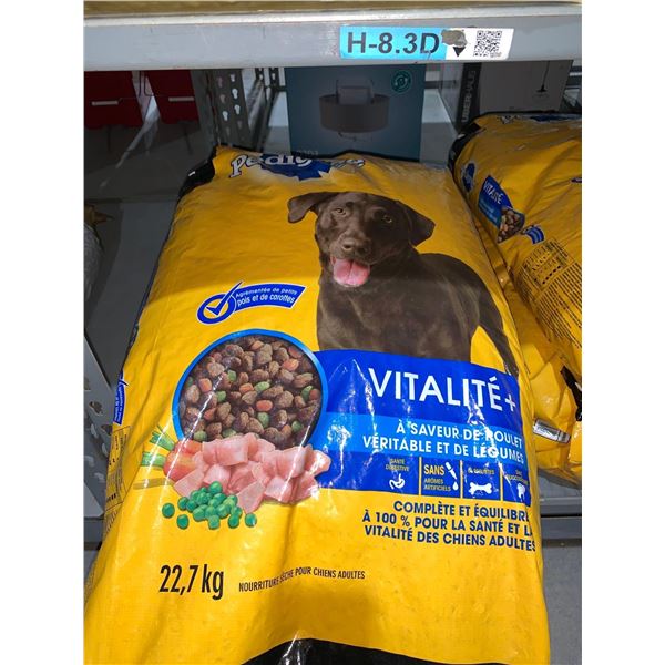 Pedigree Vitalite+ adult dog food 22.7kg