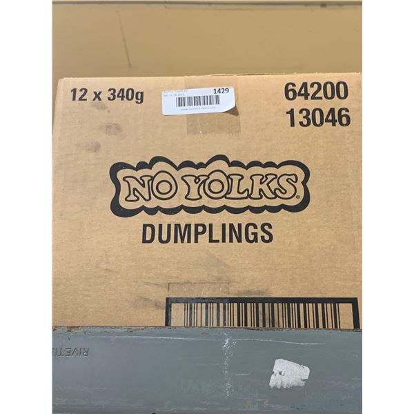 CASE of No Yolks Dumpling noodles 12 x 340g