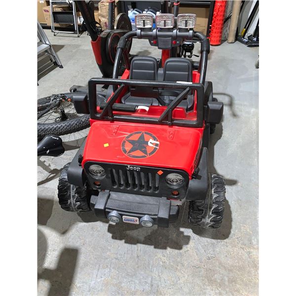 Battery Powered Kids Jeep Not tested