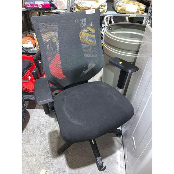 Black Office Chair mesh back