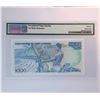 Image 2 : Saint Thomas, 1982, 100 Dobras, AC9267824 PMG 66EPQ As made Inclusion.