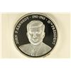 Image 1 : 8.7 GRAM .999 SILVER JOHN F. KENNEDY ROUND IN HARD