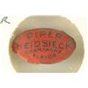 Image 1 : VINTAGE METAL TOBACCO TAG ''PIPER HEIDSIECK"