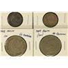 Image 1 : 4 HAITI CENTIMES COINS. 1958 & 1975-5 CENTIMES &