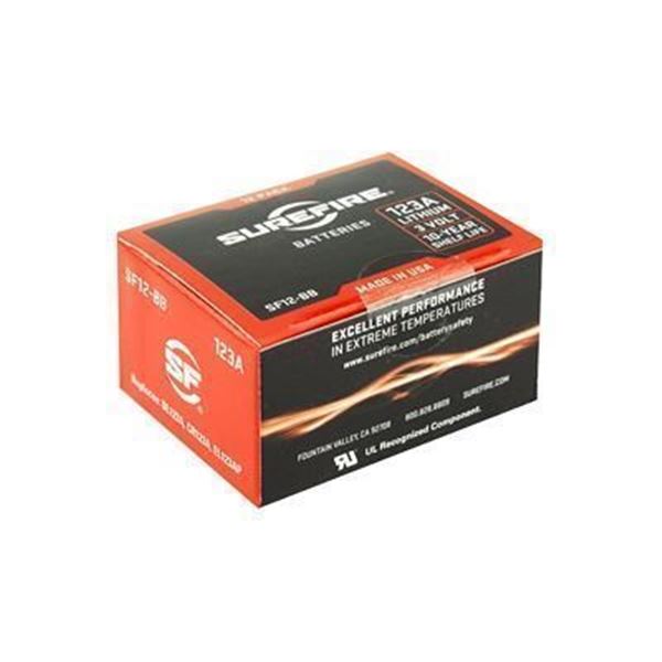 SUREFIRE SF123A BATTERIES 12PK