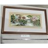 Image 1 : Japanese Quilted Garden - Framed Textile Art