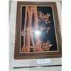 Image 1 : Textile Trees - Framed Art