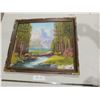 Image 1 : Framed Countryside Painting (Artist: Hannah Enguiste)