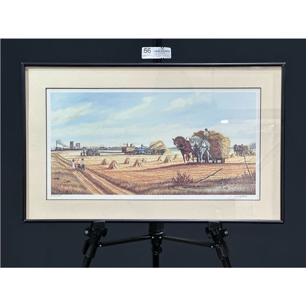 Farm Harvest Season - Framed Print