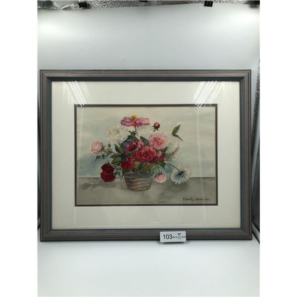 Beautiful Framed Watercolour Painting