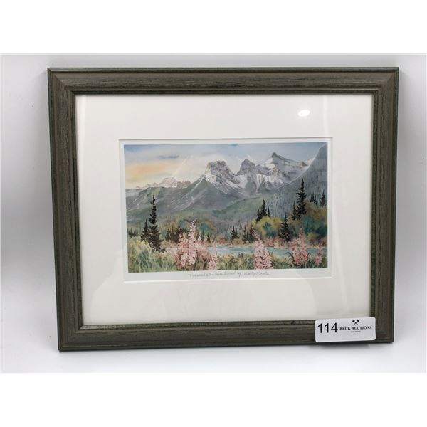 Framed Watercolour Painting