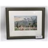 Image 1 : Framed Watercolour Painting