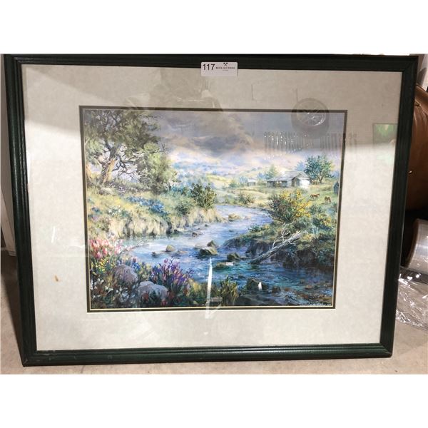 Framed Watercolour Painting