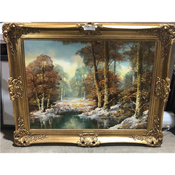 Beautiful Framed Oil Painting