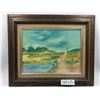 Image 1 : Beautiful Framed Acrylic Painting On Canvas