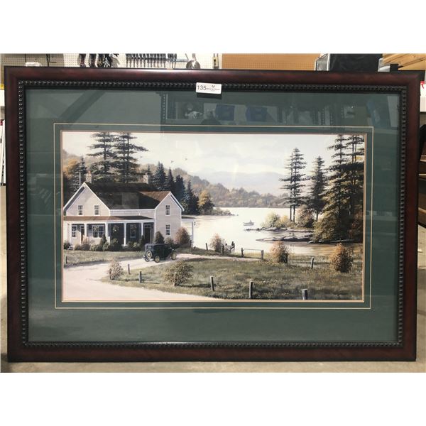 Beautiful Framed Print (Lakehouse)