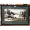 Image 1 : Beautiful Framed Print (Lakehouse)