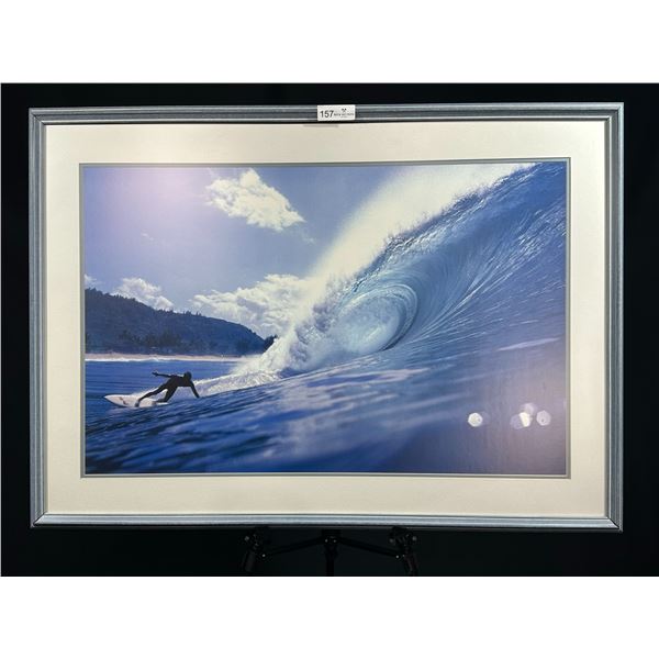 Framed Print - "Wave God"