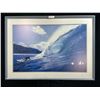 Image 1 : Framed Print - "Wave God"