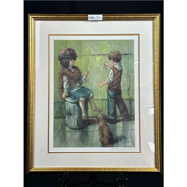 Framed Print - The Student, By Barry Leighton-Jones #208/375