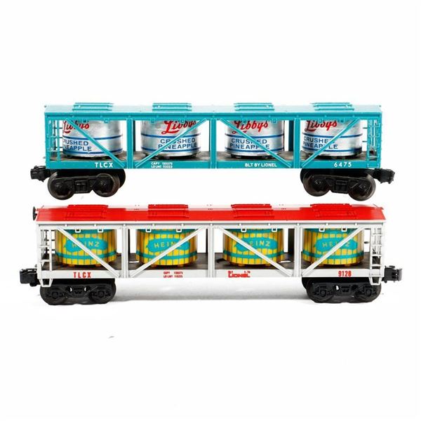 Lionel Vat Cars: 6475 Libby's; 9128 Heinz