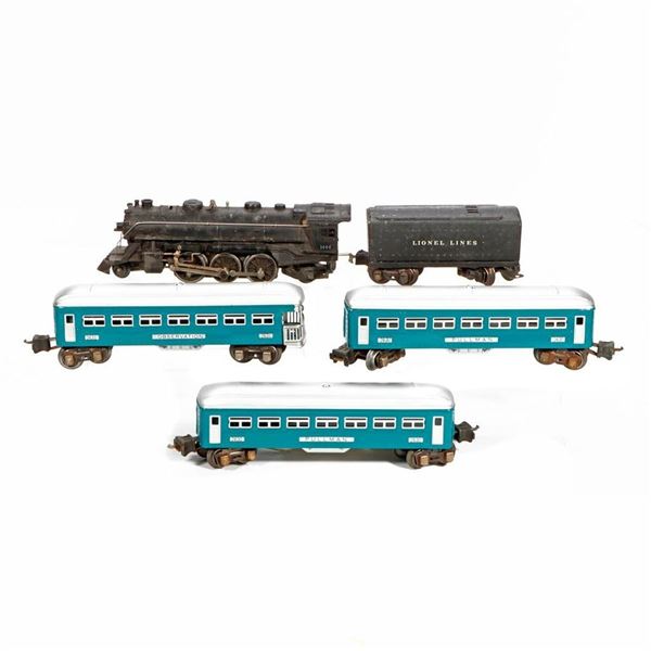 Lionel Prewar 1666 Loco & 2689T w 2 2630 Pullman & 2631 Obs