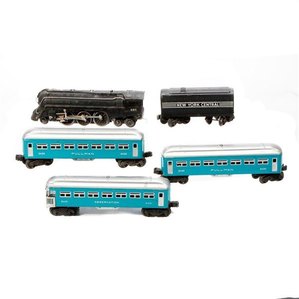 Lionel Postwar 221 and Tender, 2430,, 2430, 2431 Silver/Blue