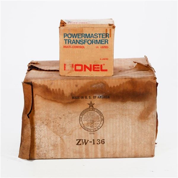 Lionel Transformers: Type VW and 6-4090