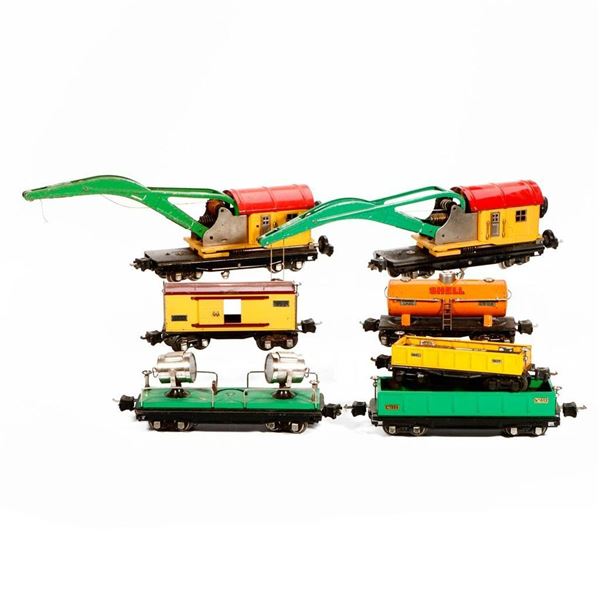 Lionel Prewar 8 Freights 3652 812 2820 2654 2655 810 2810