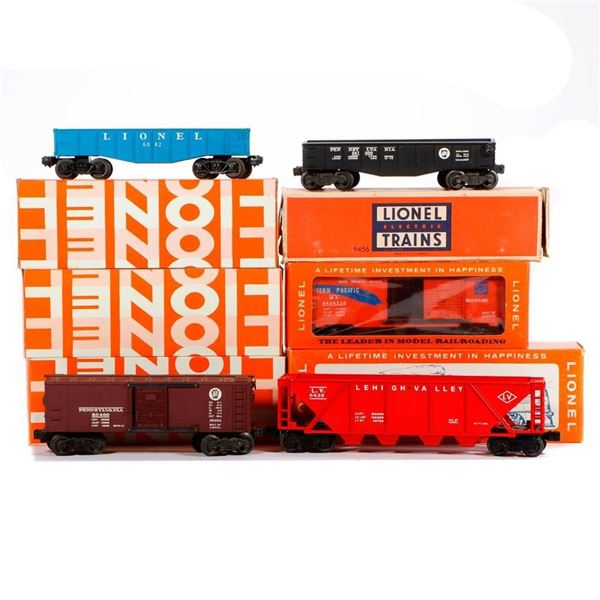 Lionel Postwar 6464 Box Cars, 6361, 6436, X6454, 2452, 6042, 6456