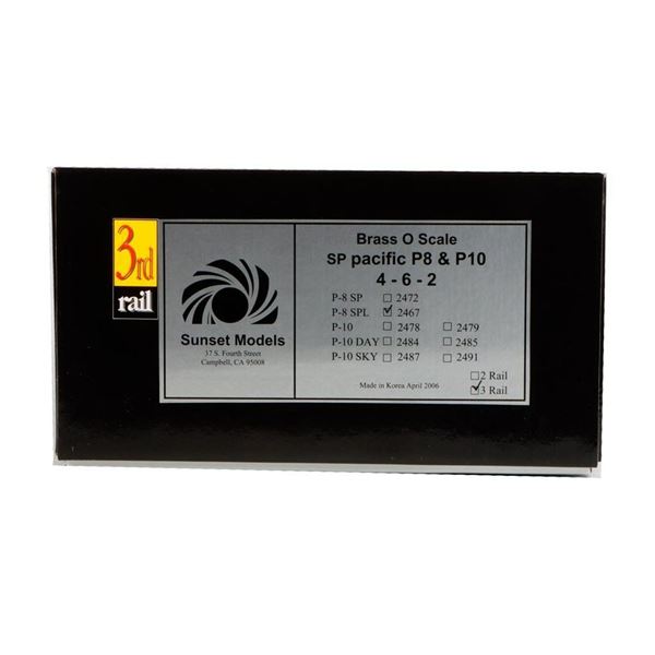 3rd Rail Southern Pacific P-8 4-6-2 #2467